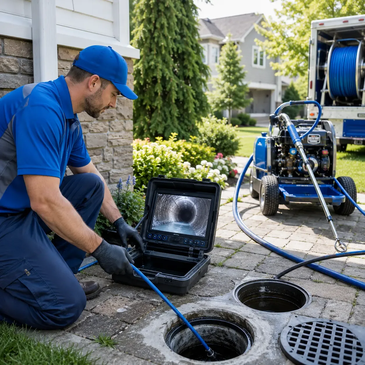 Outdoor drain cleaning professionals serving Cobbtown, GA